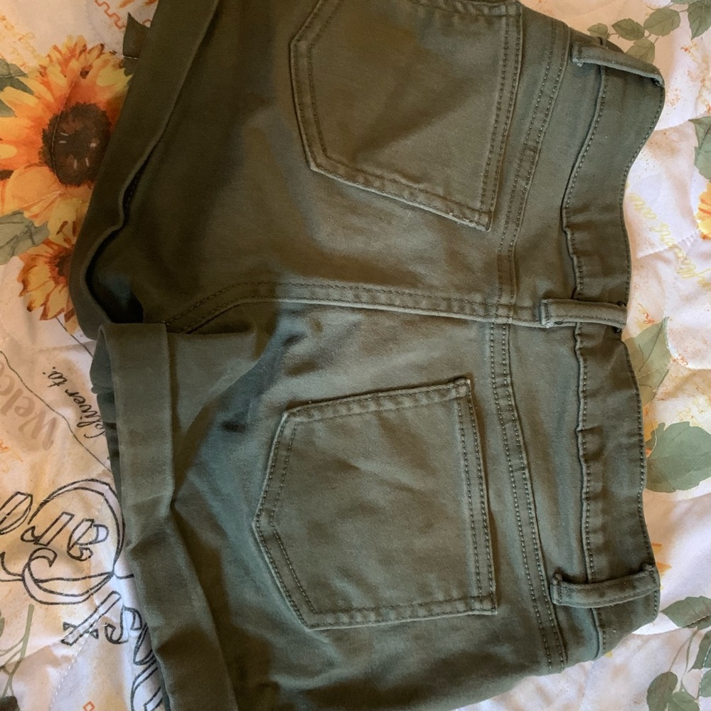 Green shorts